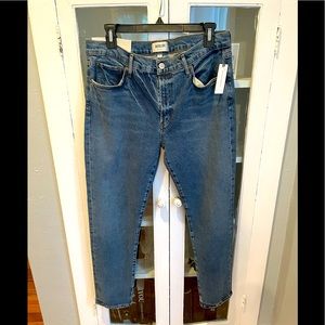 AGOLDE // Toni mid ride straight - Landmark wash